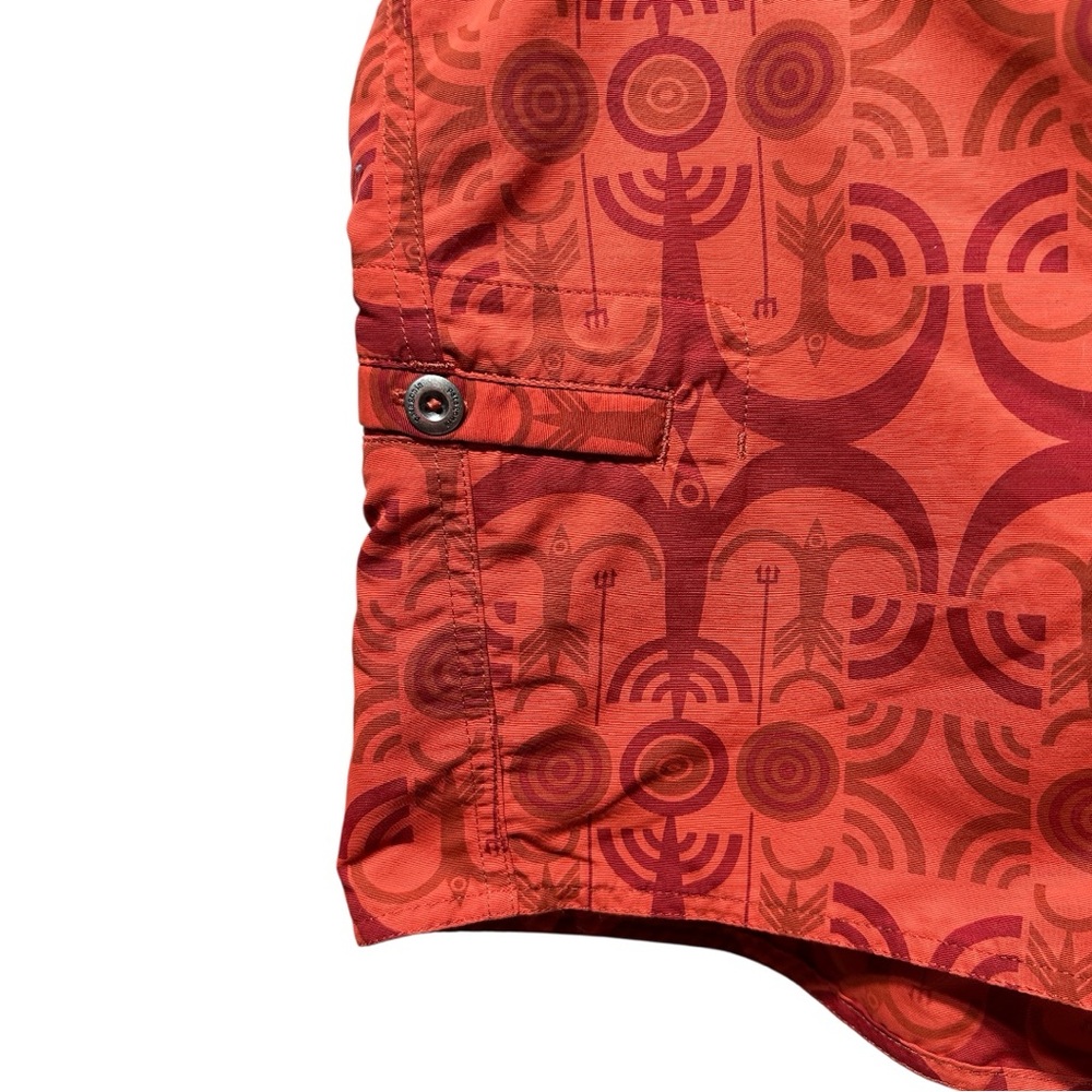 Patagonia Red Patterned Drawstring Shorts - Picture 8 of 11